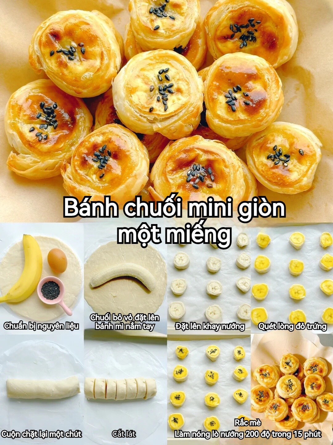 Tổng hợp 12 cách làm bánh ngon tuyệt