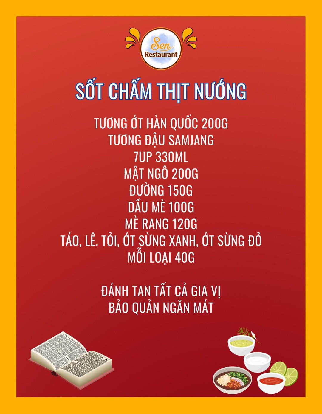 trọn bộ công thức nước mắm chấm