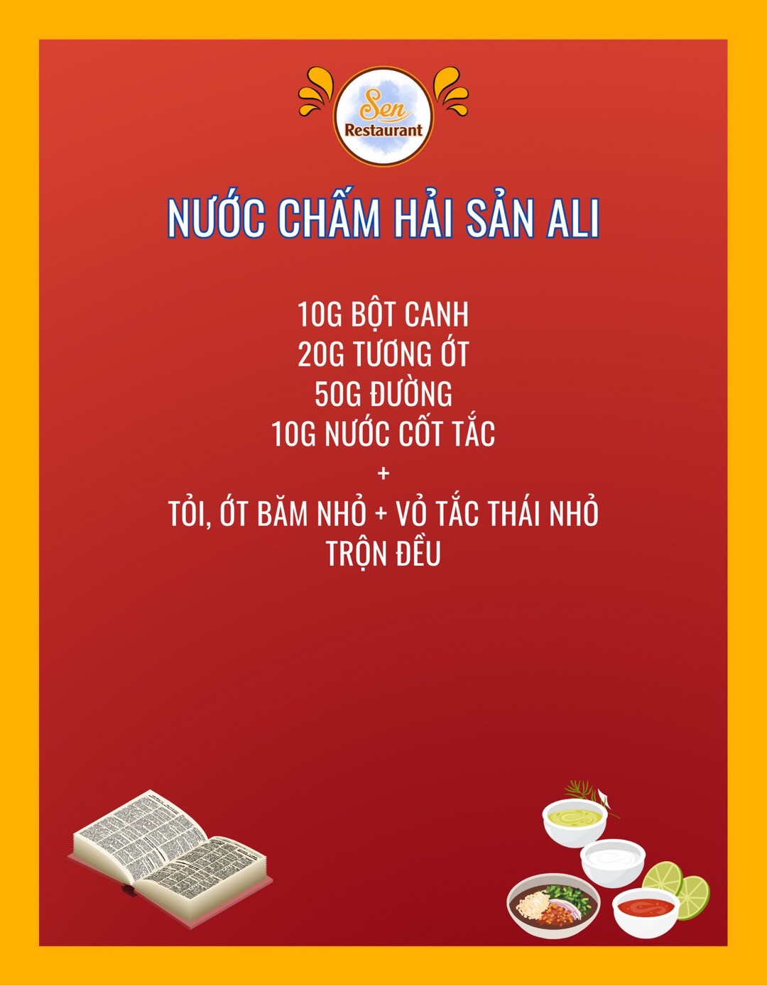 trọn bộ công thức nước mắm chấm