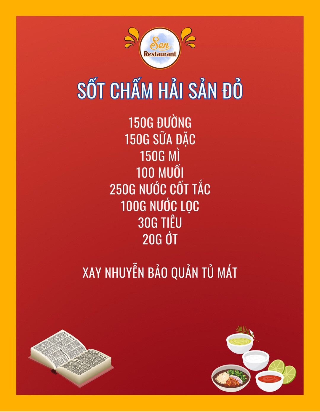 trọn bộ công thức nước mắm chấm