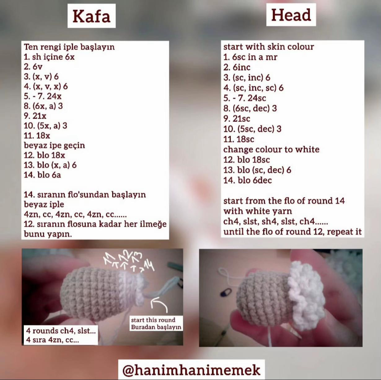 Ücretsiz Amigurumi Koyun Tarifi - Kolay ve Eğlenceli Örgü Modeli