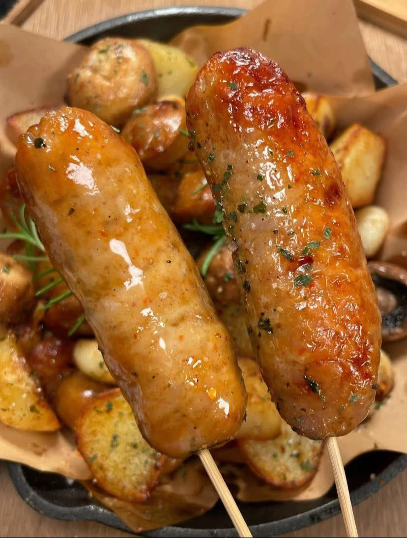 🥔 Xúc xích nướng khoai tây nấm thơm lừng 🧄🌭