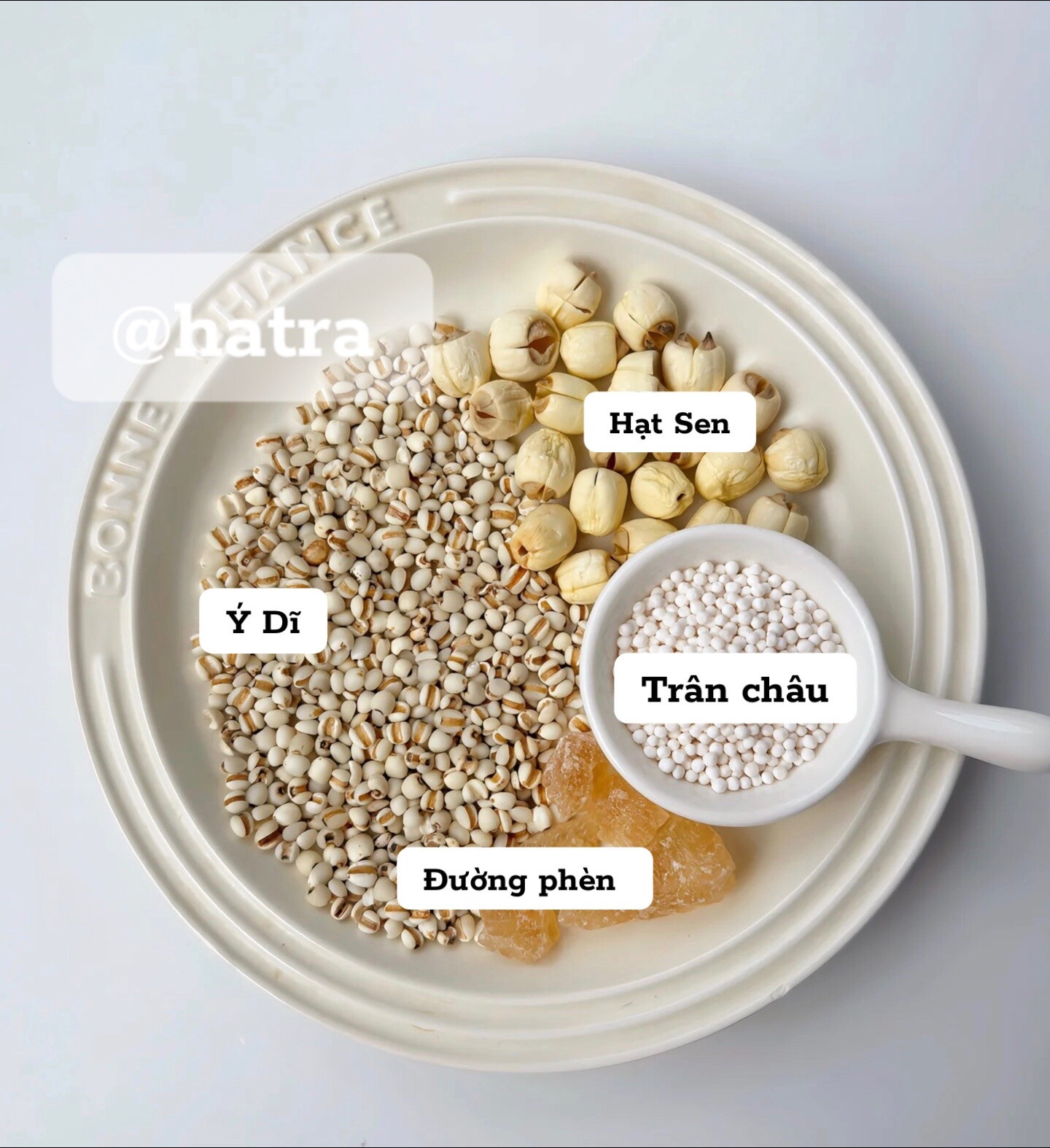Ý dĩ (hạt bo bo), ngon miệng ngủ sâu da lại hồng hào.
