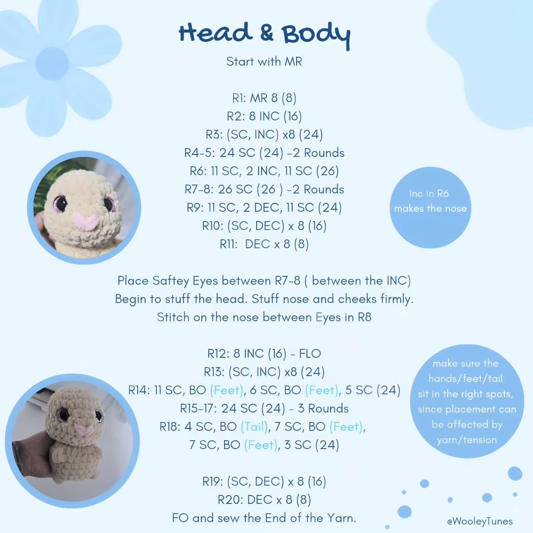 Adorable Baby Bunny Crochet Pattern for Beginners