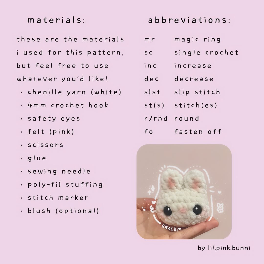 Adorable Bunny Crochet Pattern for Beginners - Free Download