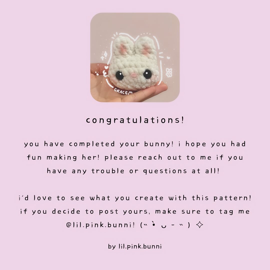 Adorable Bunny Crochet Pattern for Beginners - Free Download