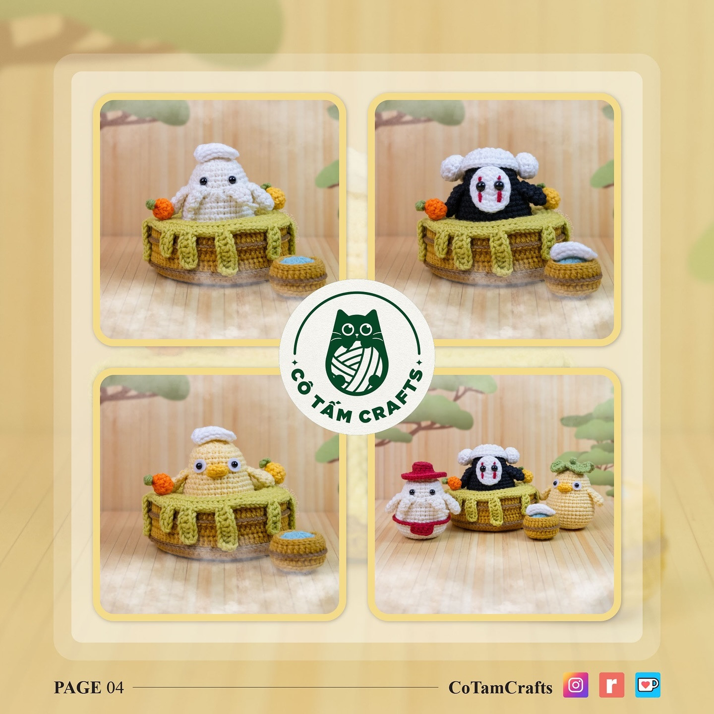 Adorable Chick in Basket Free Crochet Pattern