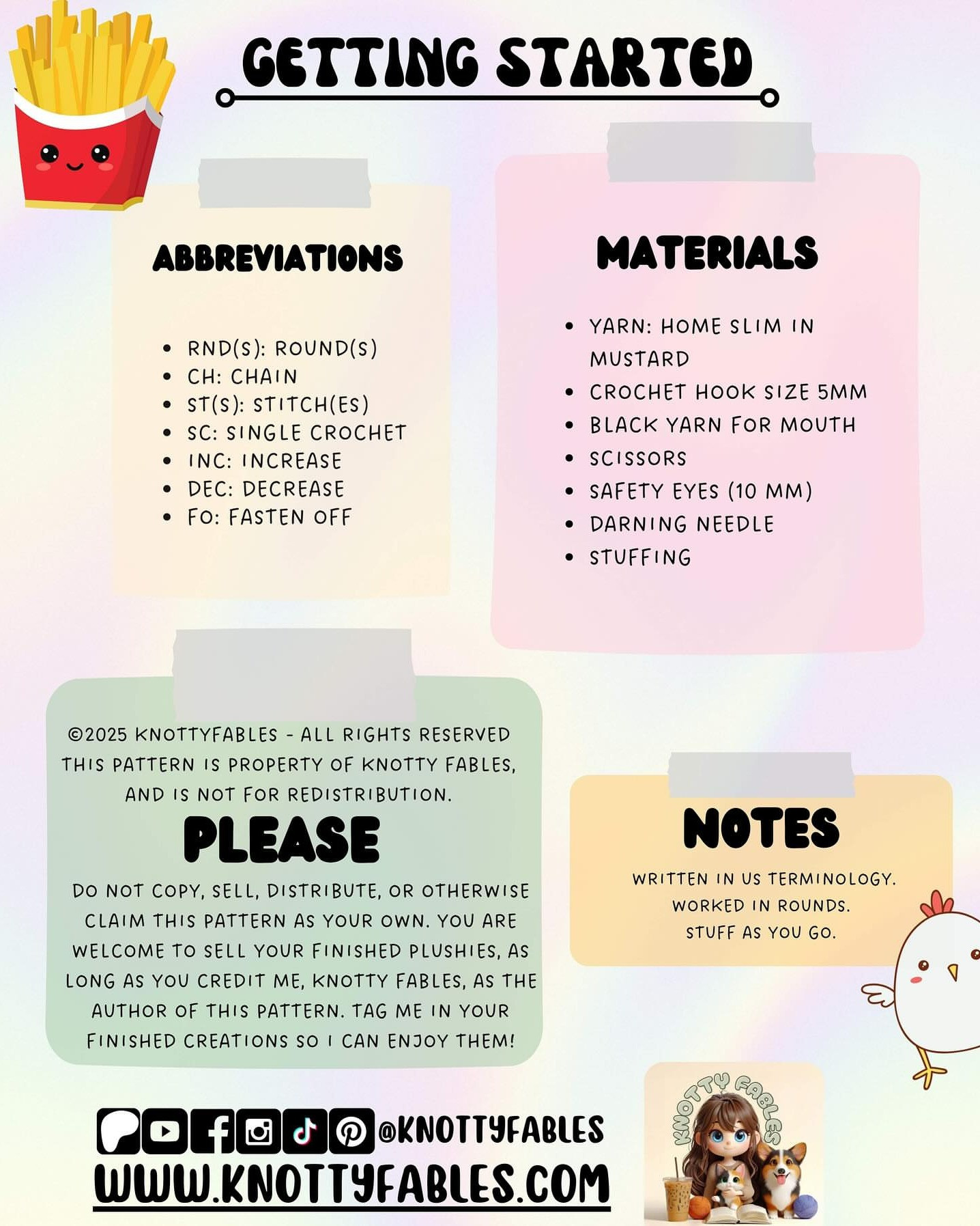 Adorable Chicken Nugget Crochet Patterns for Craft Enthusiasts