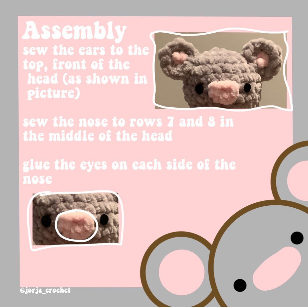 Adorable Crochet Bear and Koala Free Pattern