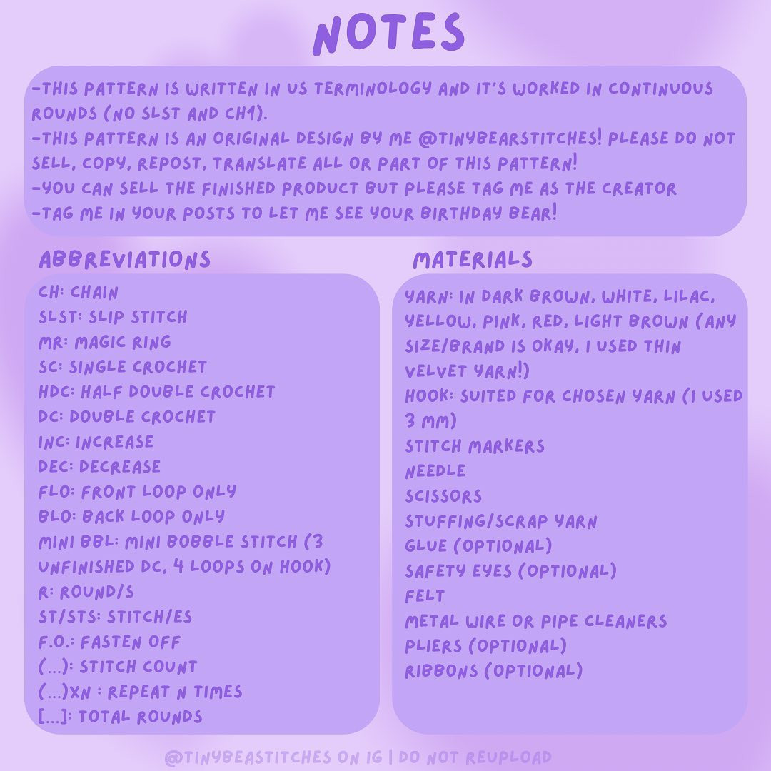 Adorable Crochet Birthday Bear with Cake and Balloons Pattern