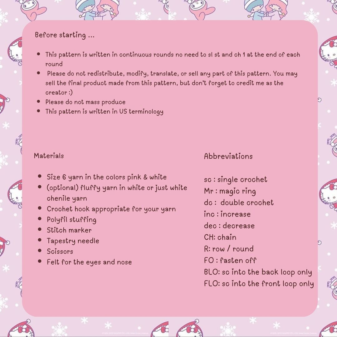 Adorable Crochet Bunny Amigurumi Free Pattern for Beginners