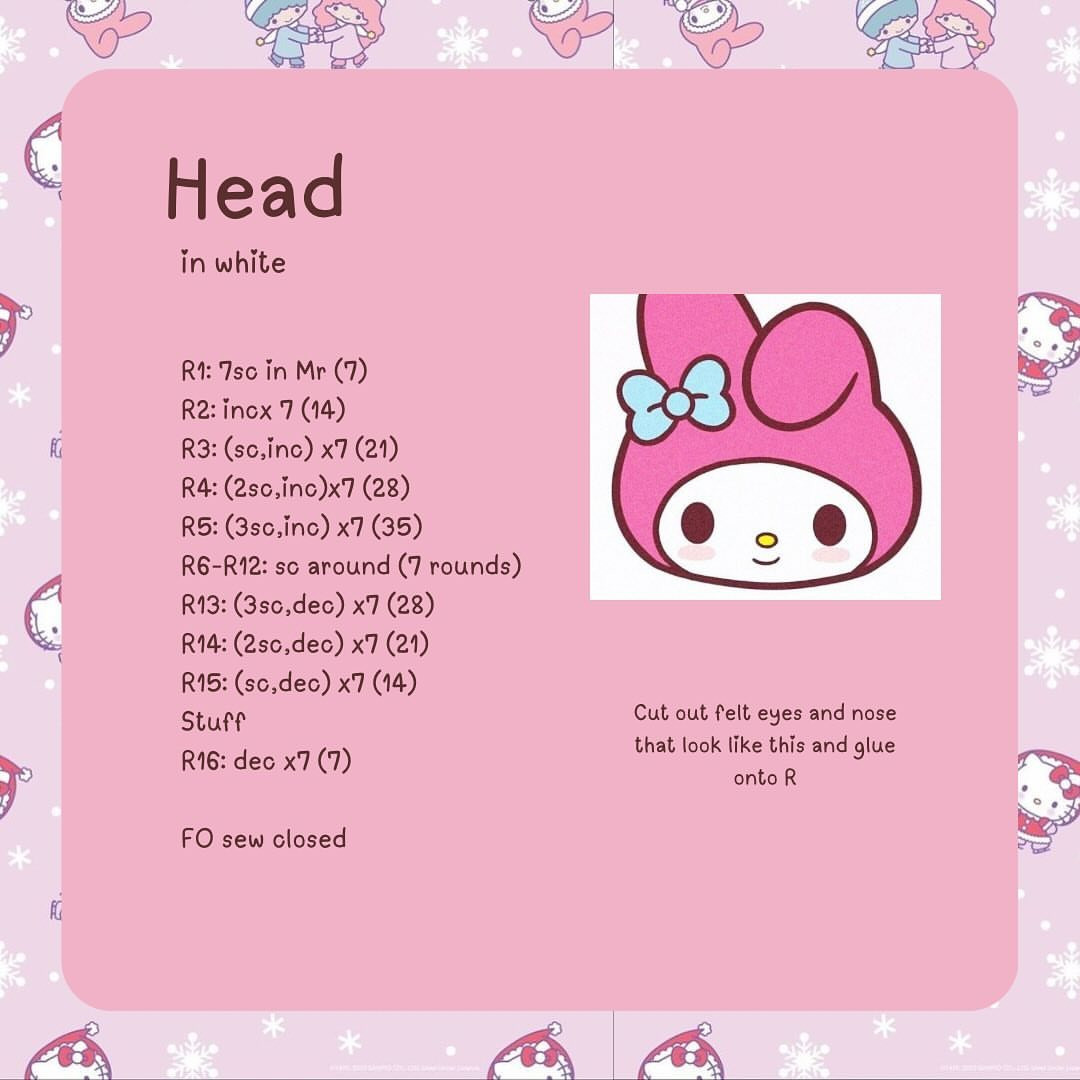 Adorable Crochet Bunny Amigurumi Free Pattern for Beginners