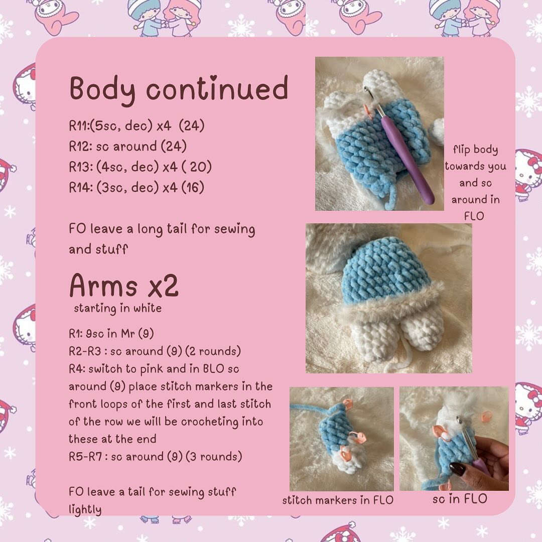 Adorable Crochet Bunny Amigurumi Free Pattern for Beginners