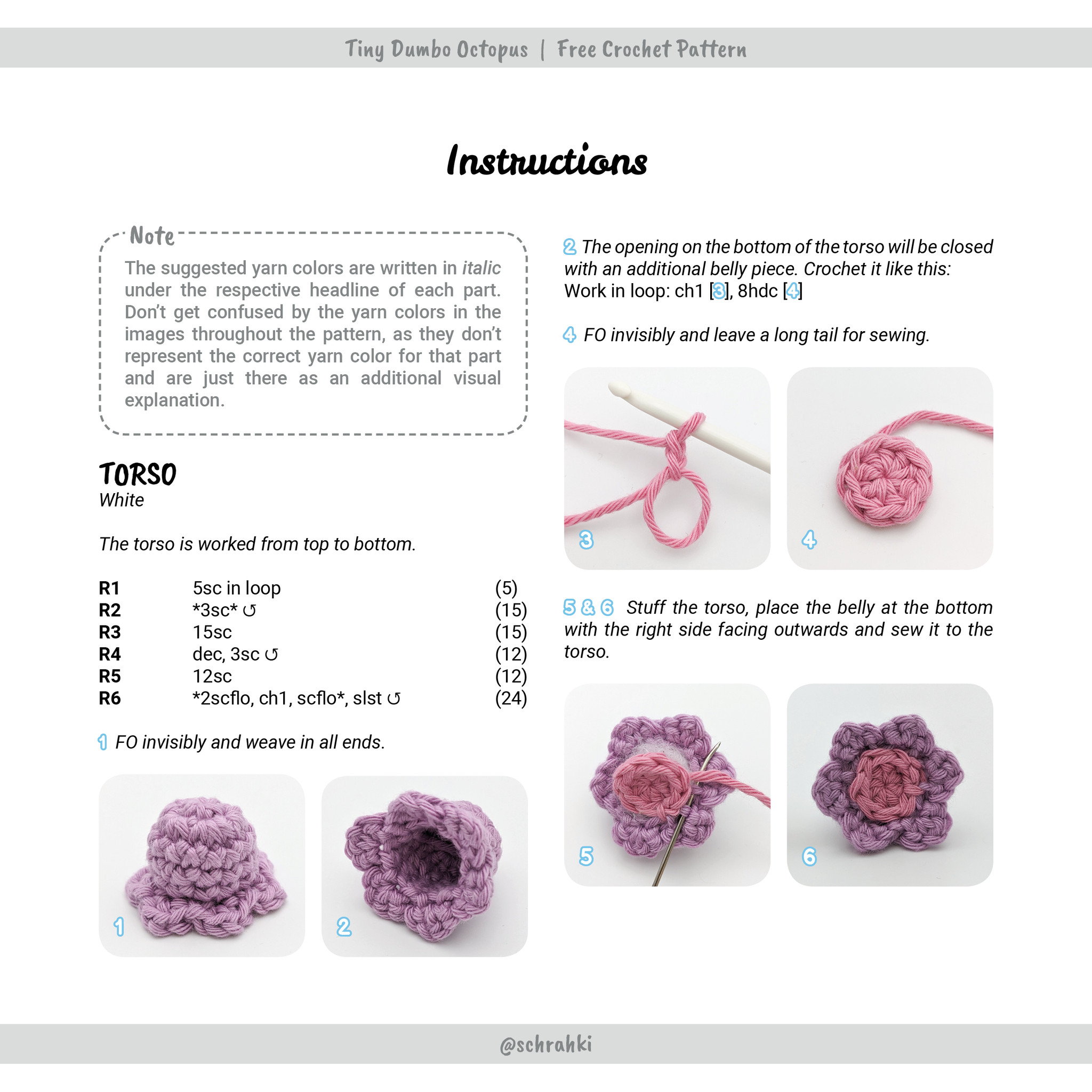 Adorable Crochet Mini Monster with Simple Pattern