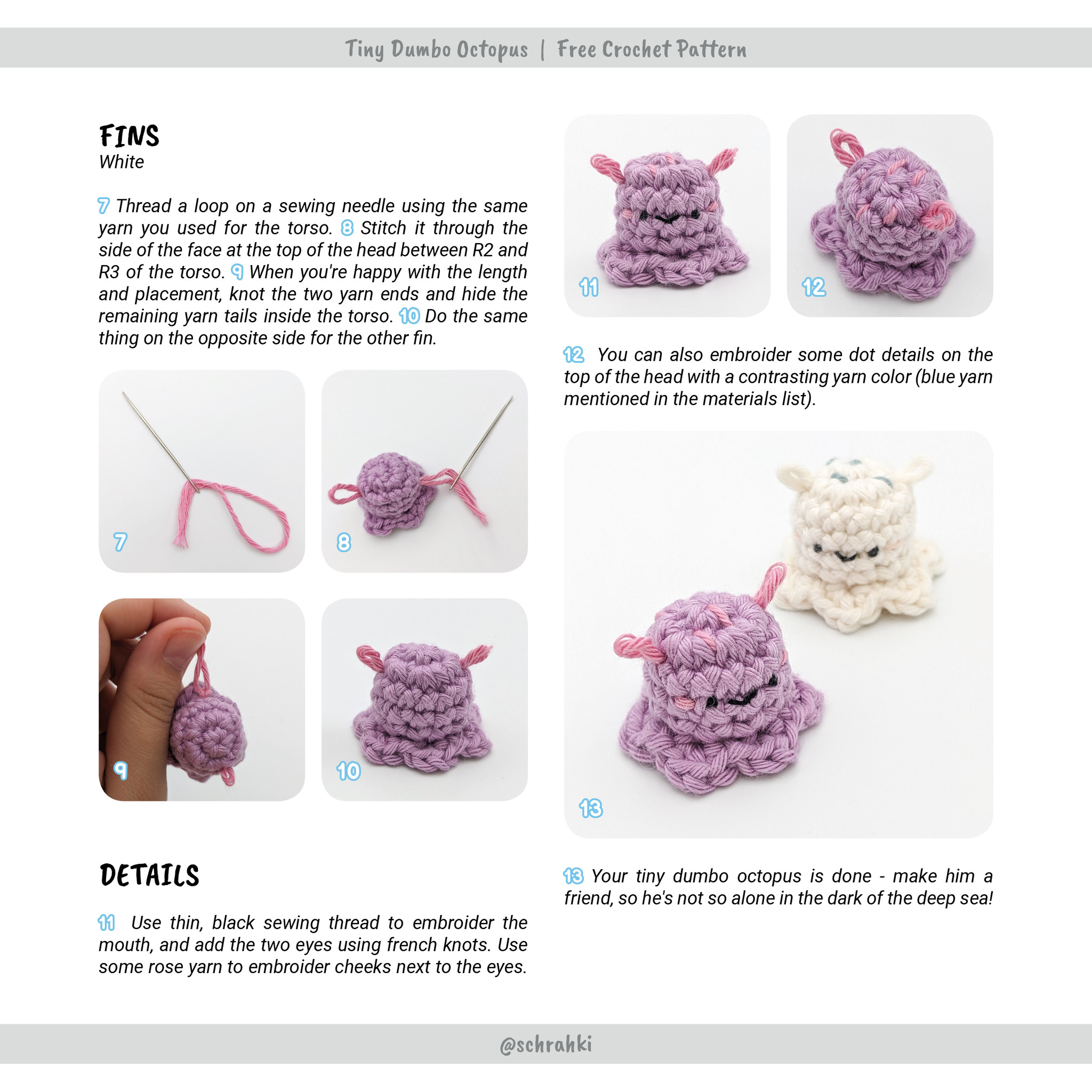 Adorable Crochet Mini Monster with Simple Pattern