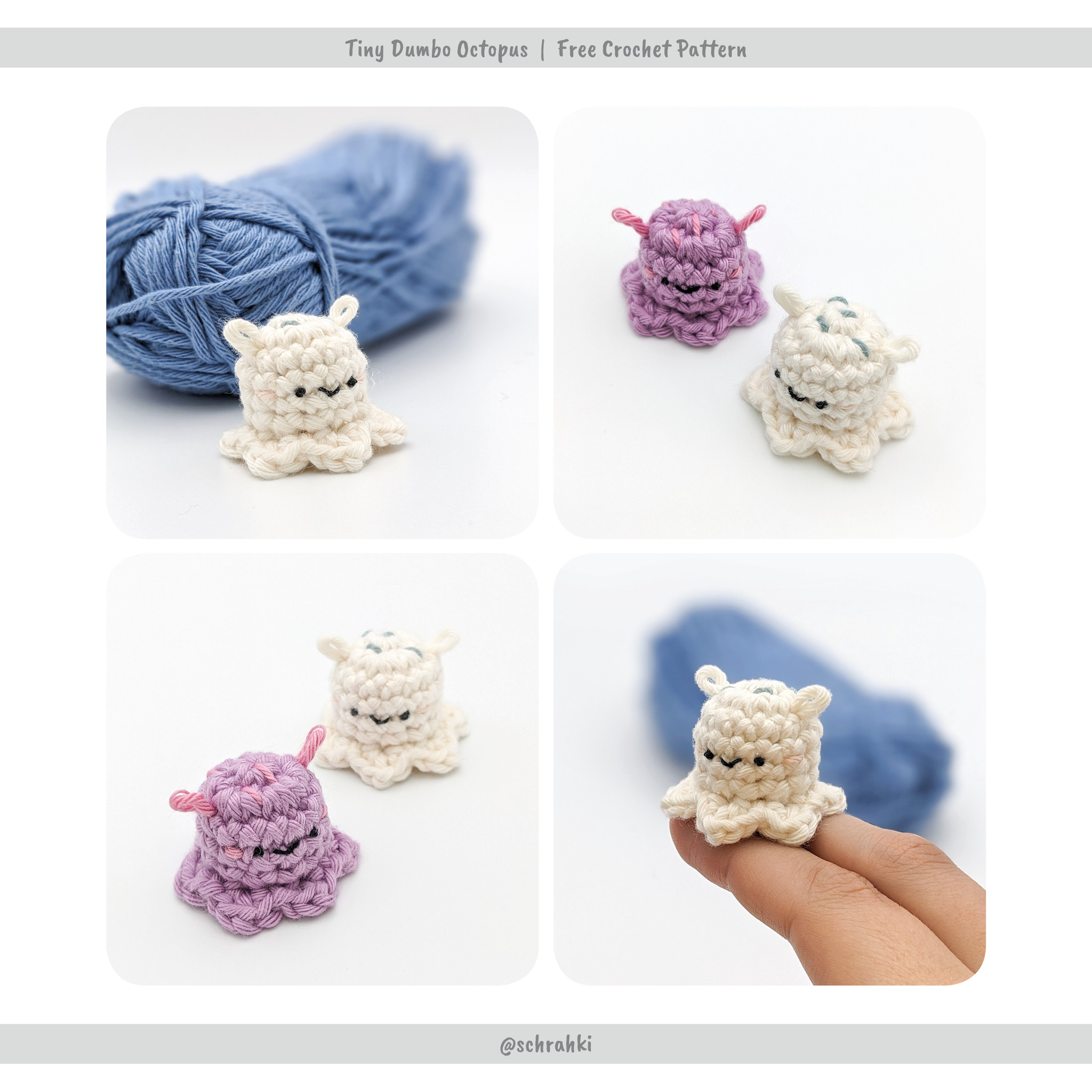 Adorable Crochet Mini Monster with Simple Pattern