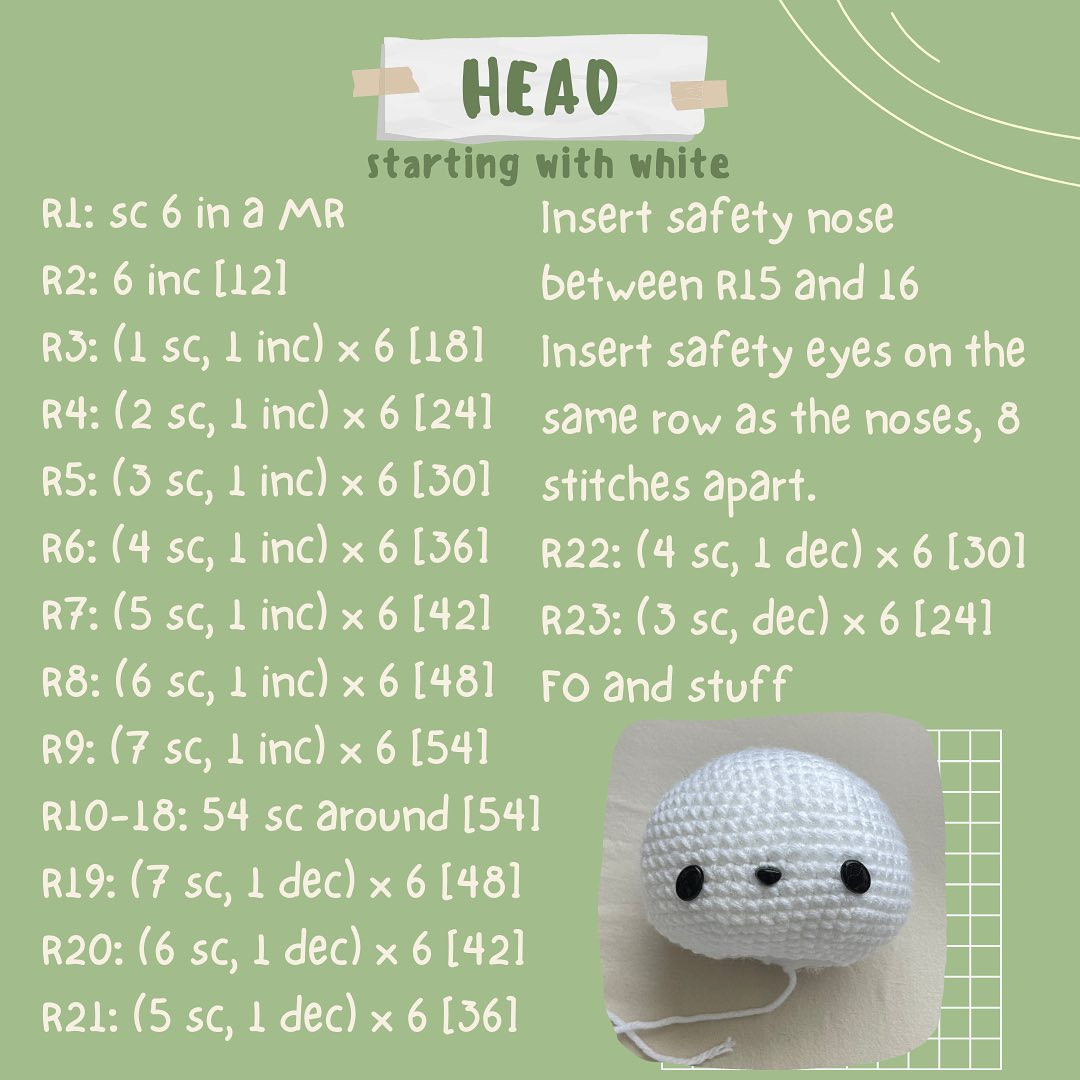 Adorable Crochet Panda Plushie Pattern