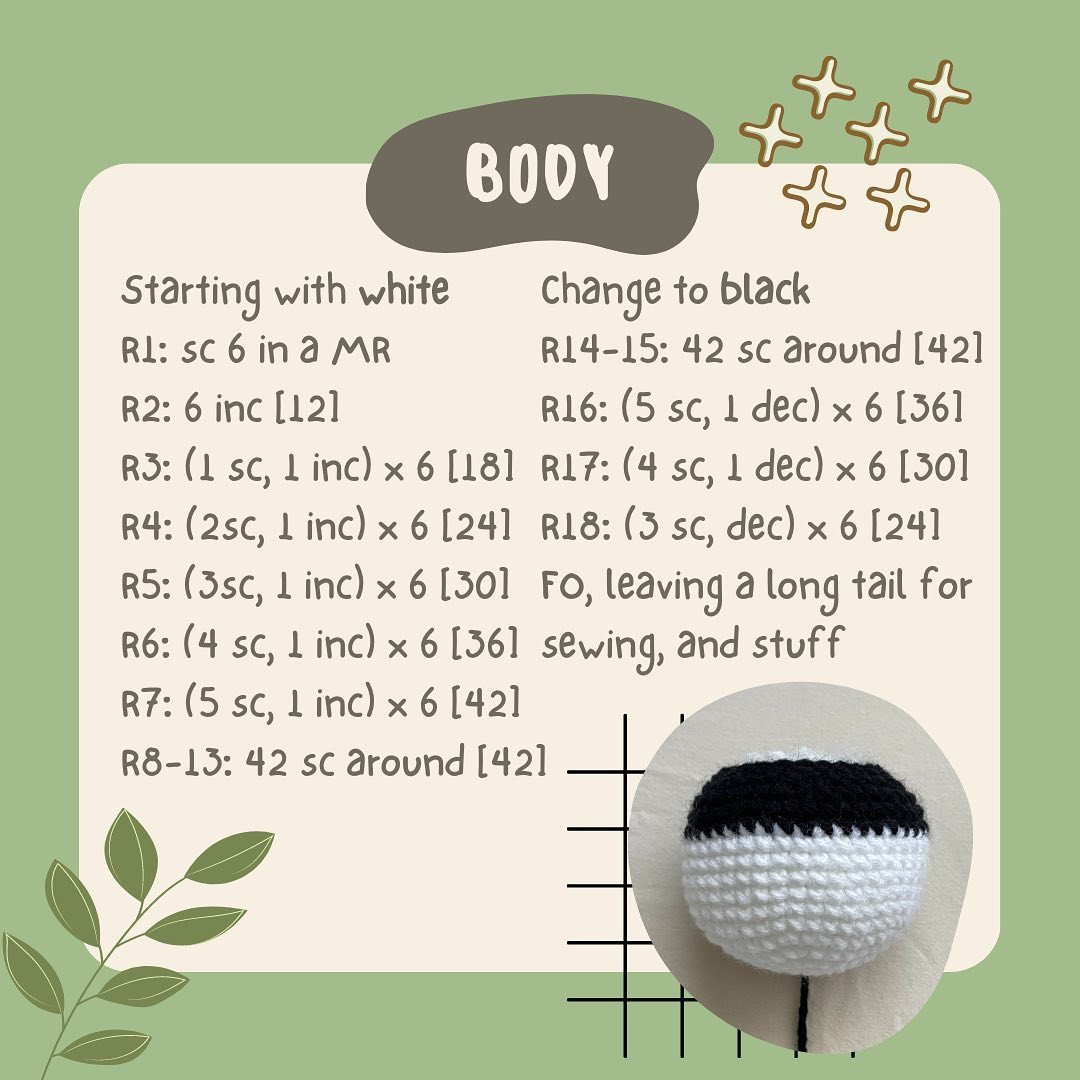 Adorable Crochet Panda Plushie Pattern
