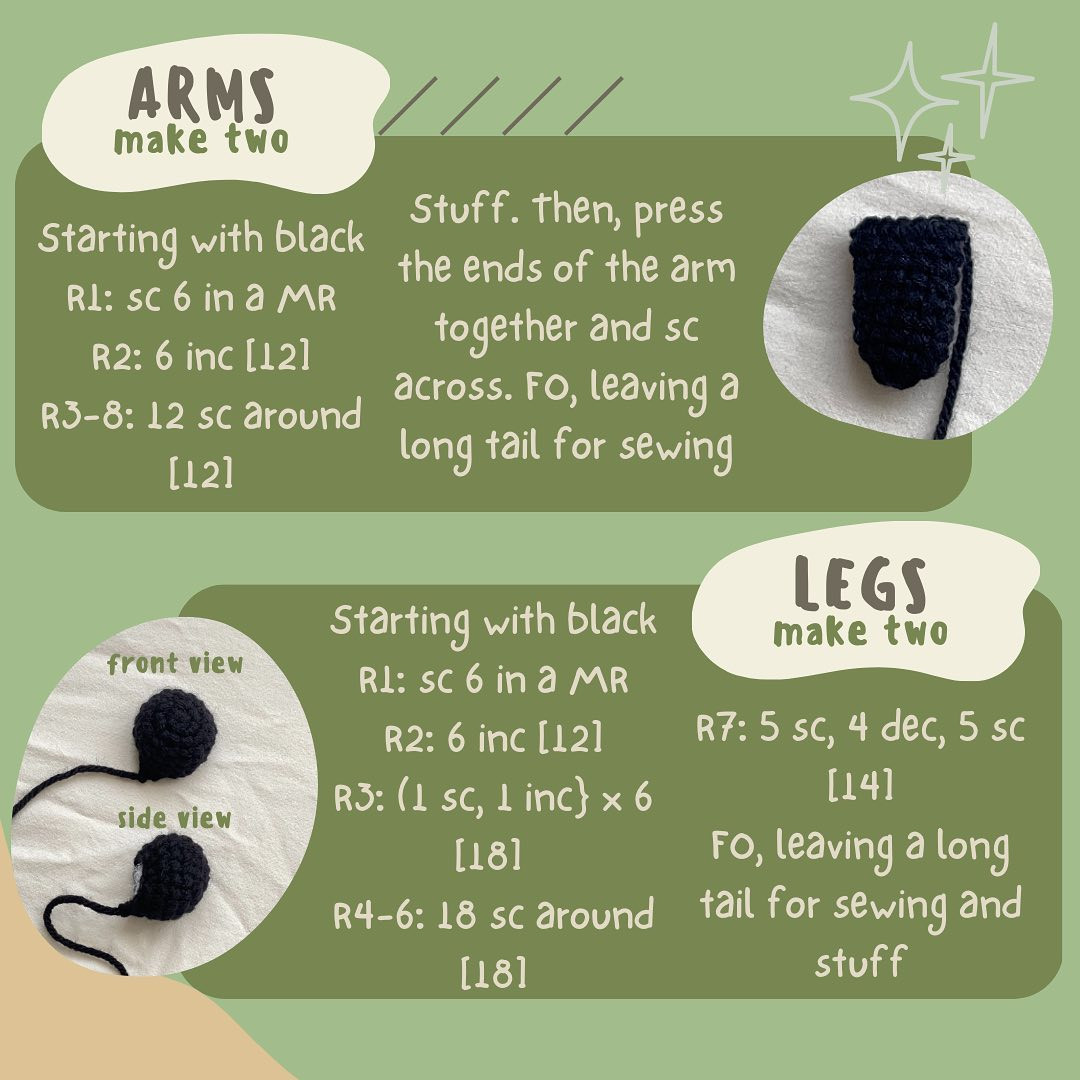 Adorable Crochet Panda Plushie Pattern