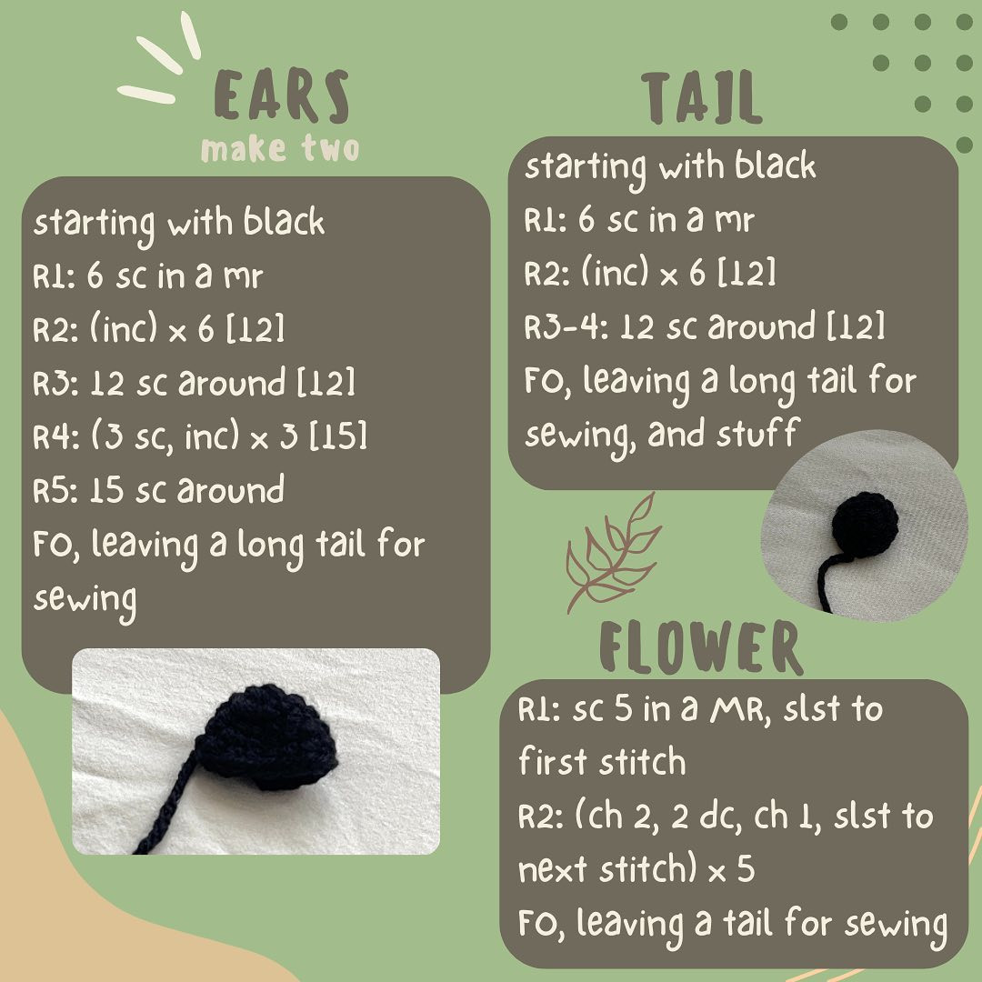 Adorable Crochet Panda Plushie Pattern