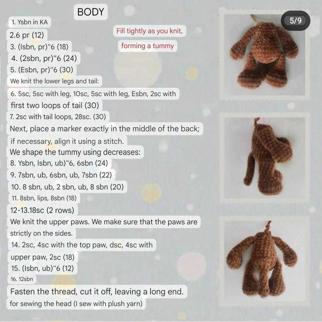 Adorable Crochet Puppy Pattern for Beginners