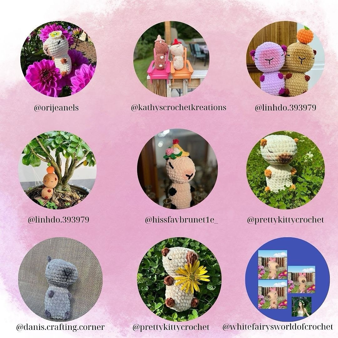 Adorable Crochet Sheep with Floral Hat Free Pattern