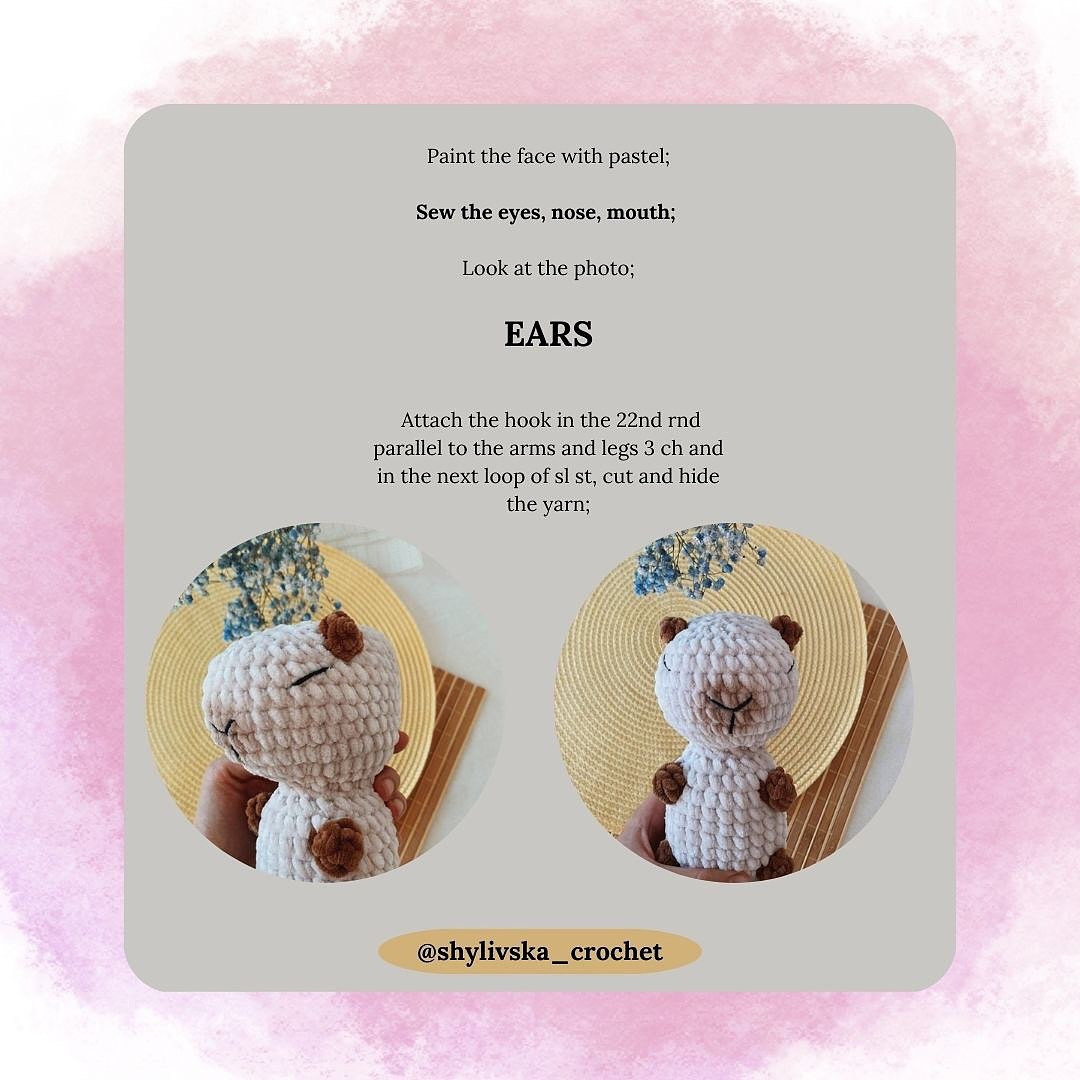 Adorable Crochet Sheep with Floral Hat Free Pattern