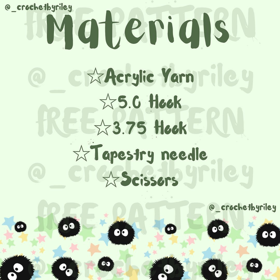 Adorable Crochet Soot Sprite AirPods Pouch Pattern