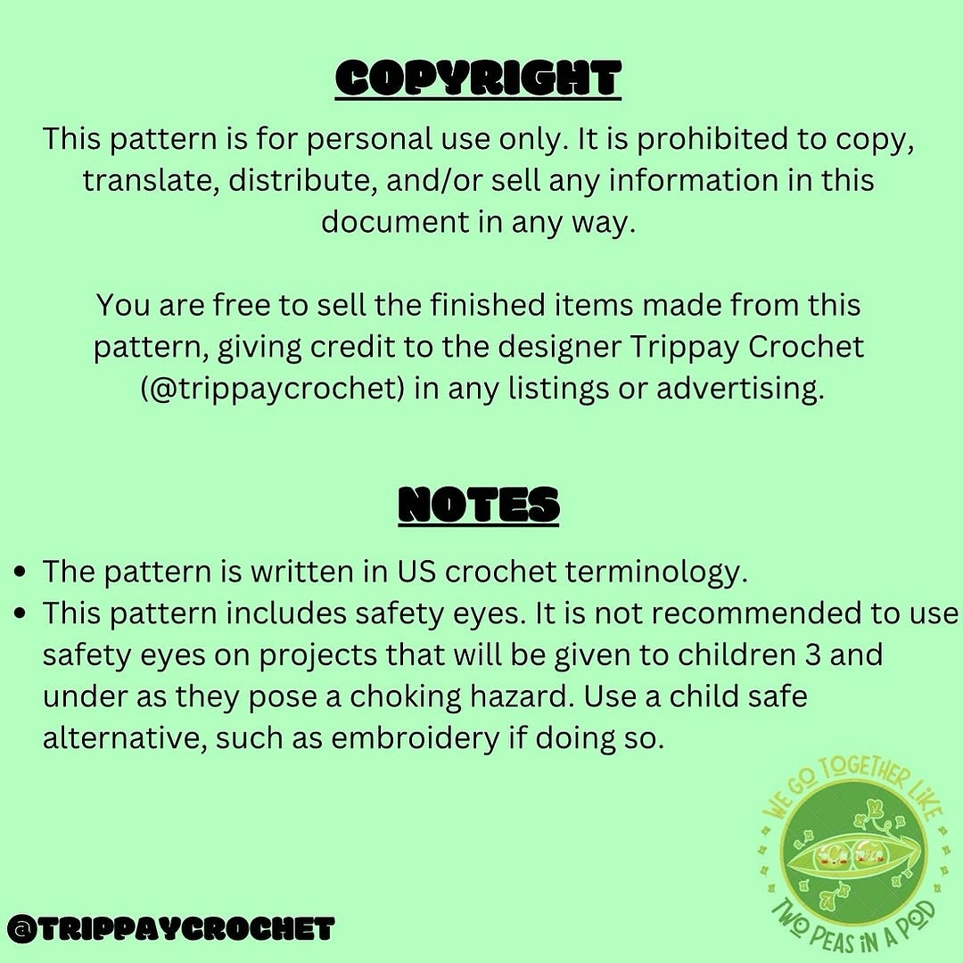 Adorable Peas in a Pod Crochet Pattern for Beginners