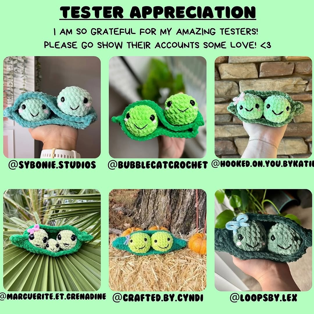 Adorable Peas in a Pod Crochet Pattern for Beginners