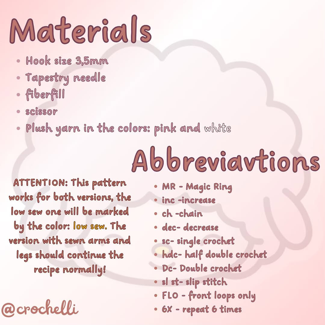 Adorable Pink Sheep Crochet Pattern for Beginners