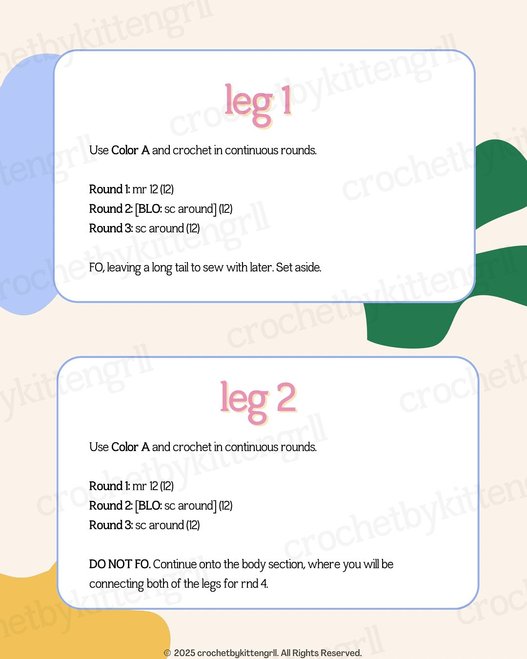 Adorable Pochacco Crochet Pattern for Beginners Free Download