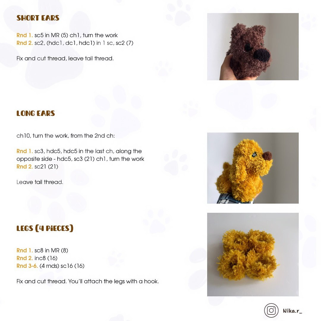 Adorable Puppy Crochet Pattern for Beginners