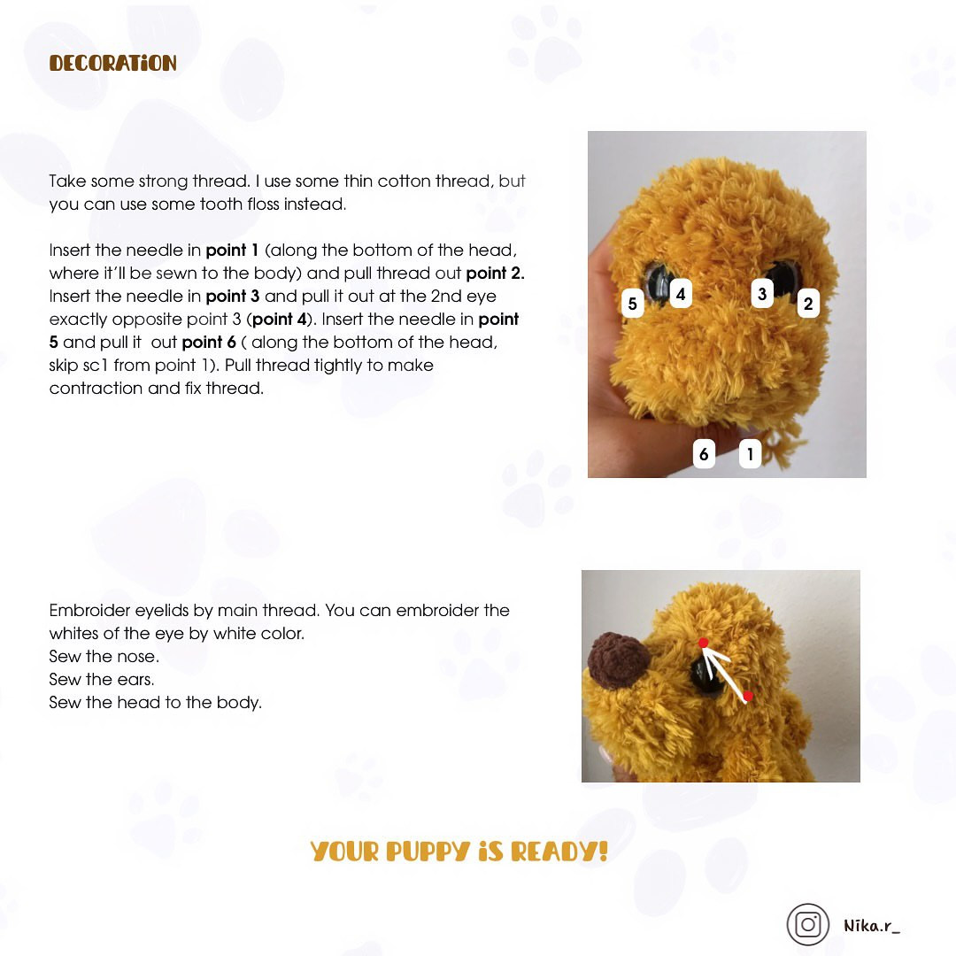 Adorable Puppy Crochet Pattern for Beginners