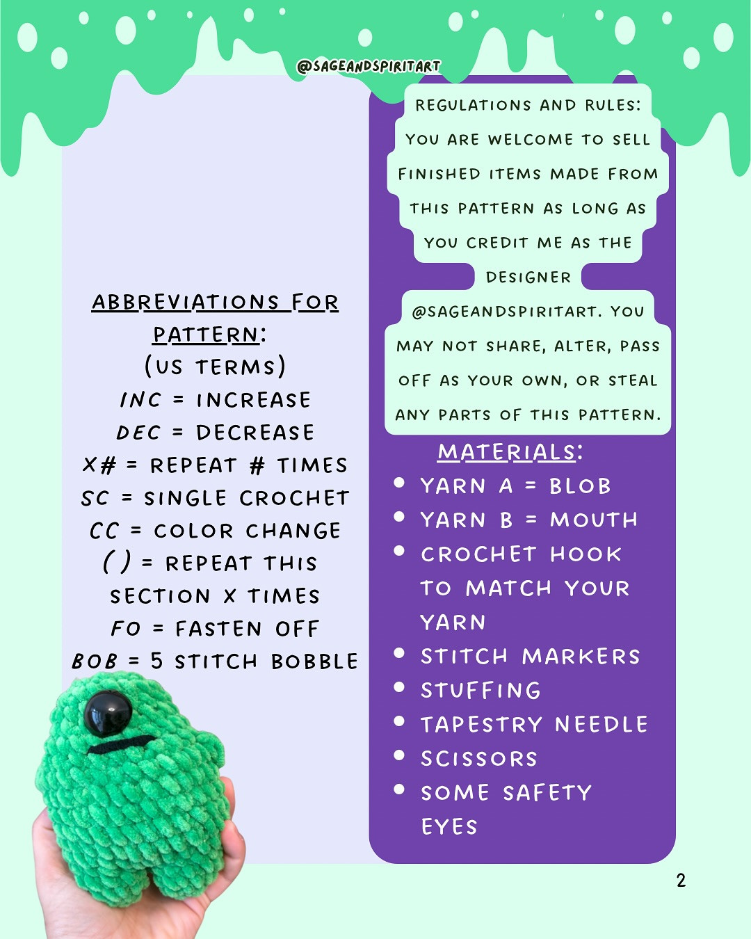 Adorable Slime Globs Crochet Pattern for Creative Crafters