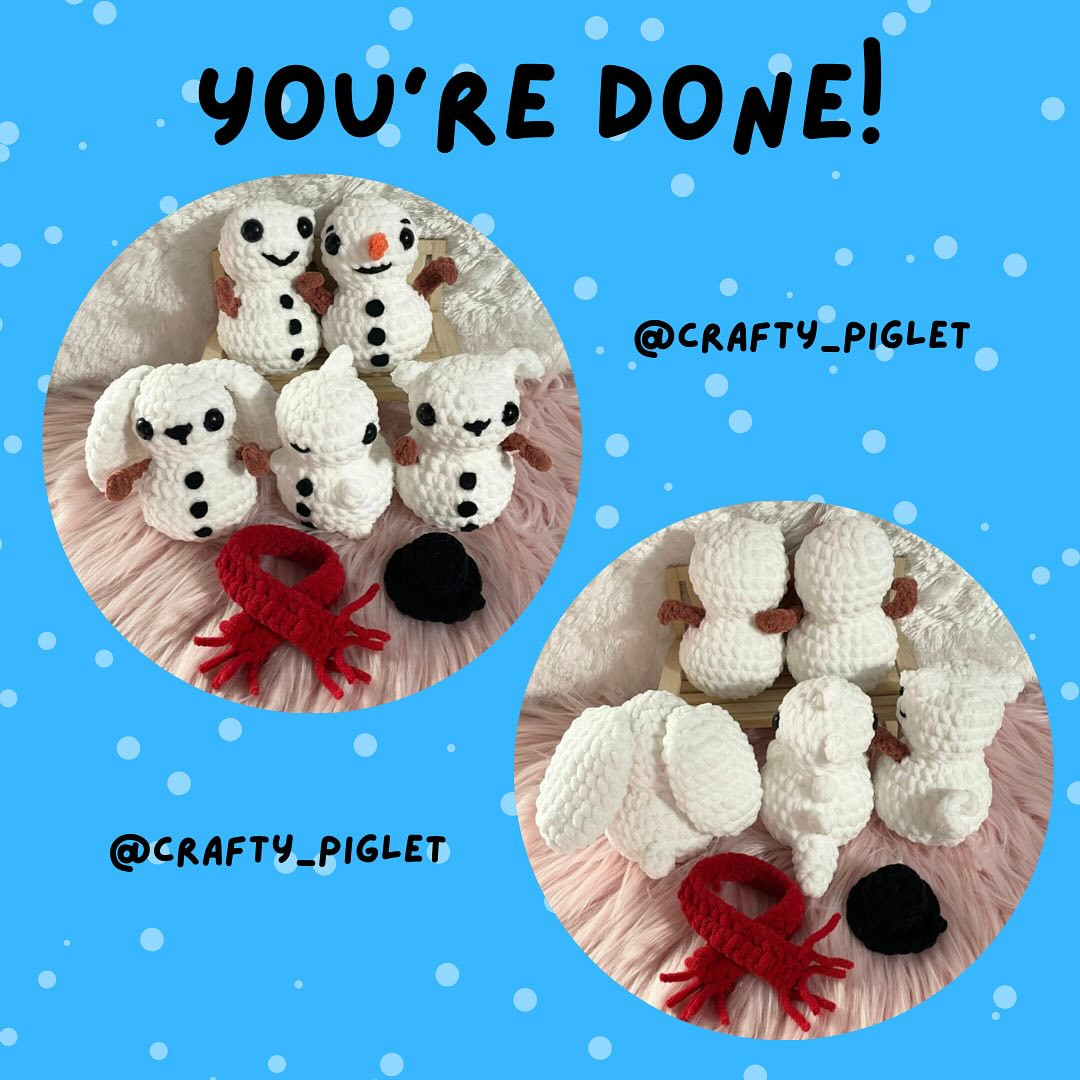Adorable Snow Babies Crochet Pattern for Winter Fun