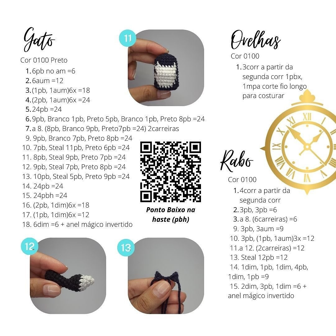 Amigurumi Crochet Pattern: Cinderella's Cute Animal Friends