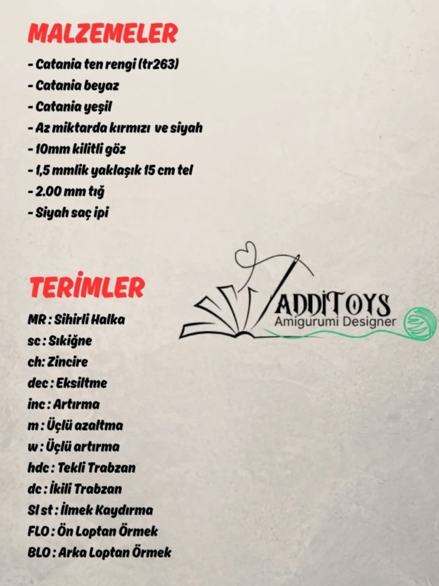 Amigurumi İçin Ücretsiz Bebek Tarifi ve Örgü Deseni