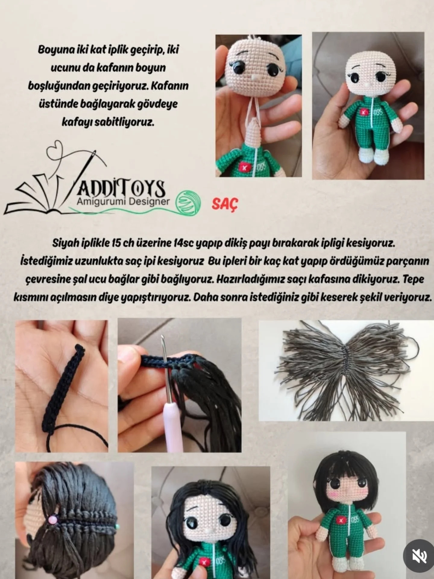 Amigurumi İçin Ücretsiz Bebek Tarifi ve Örgü Deseni