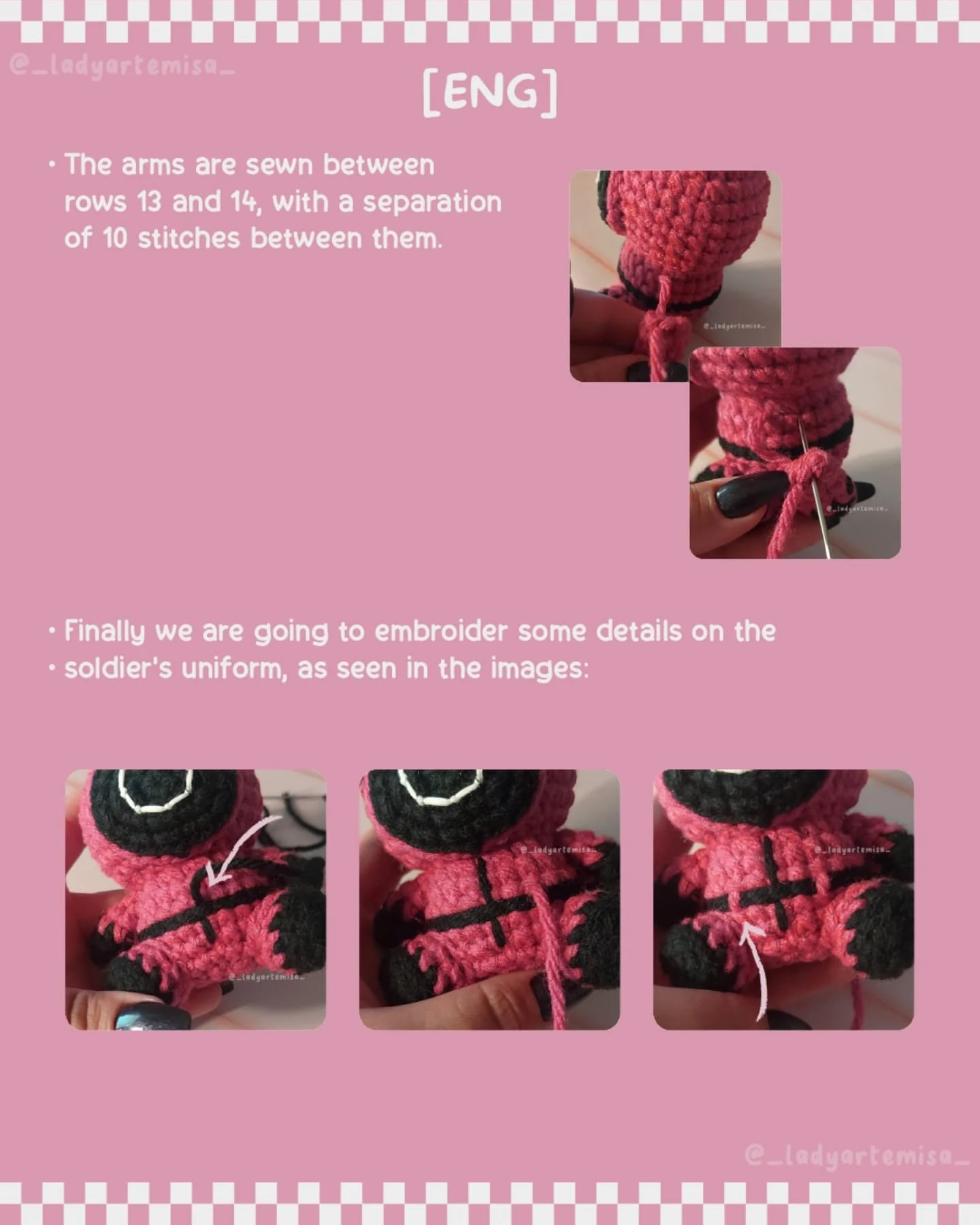 Amigurumi muñecos inspirados en serie popular, patrón gratuito disponible.