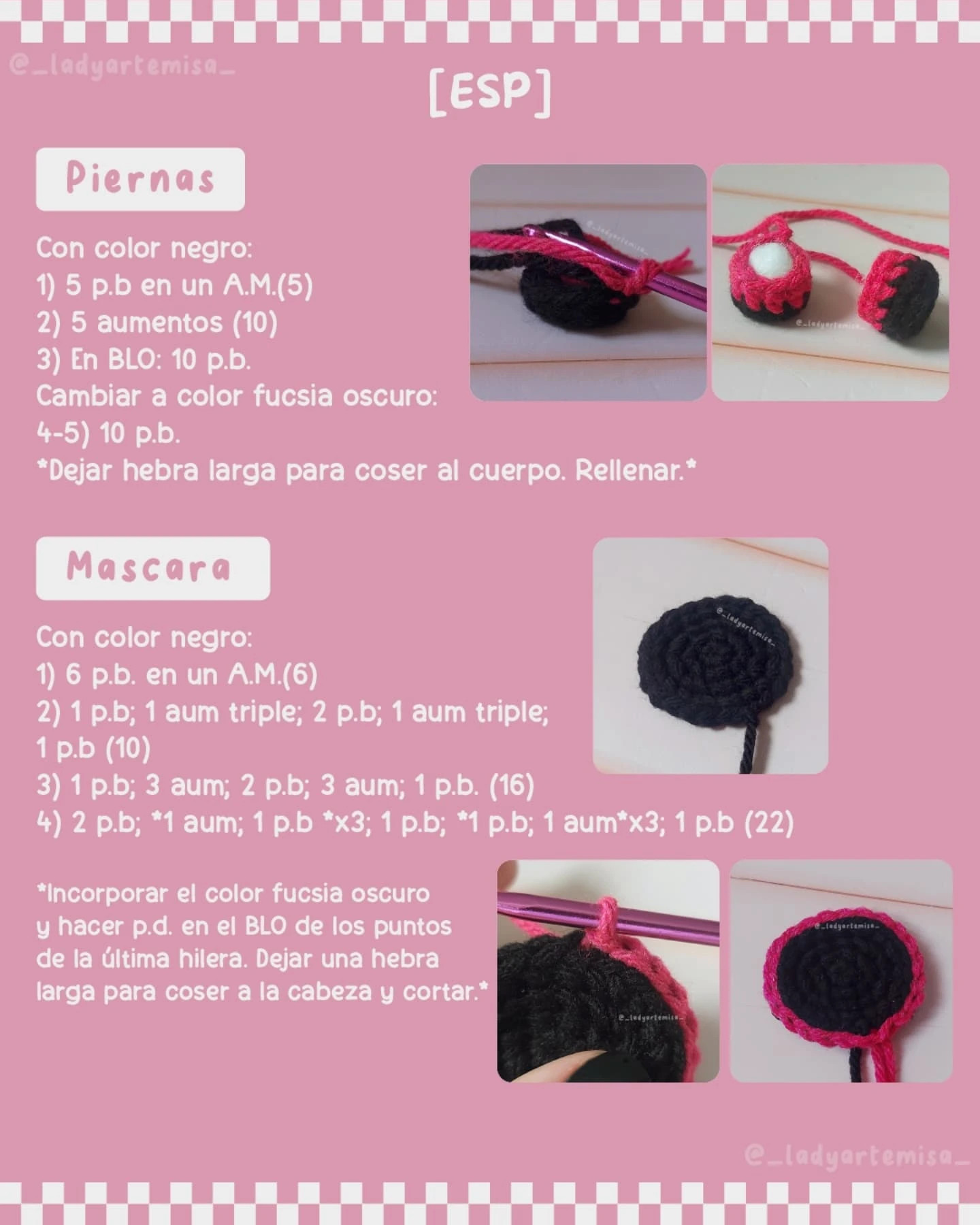 Amigurumi muñecos inspirados en serie popular, patrón gratuito disponible.