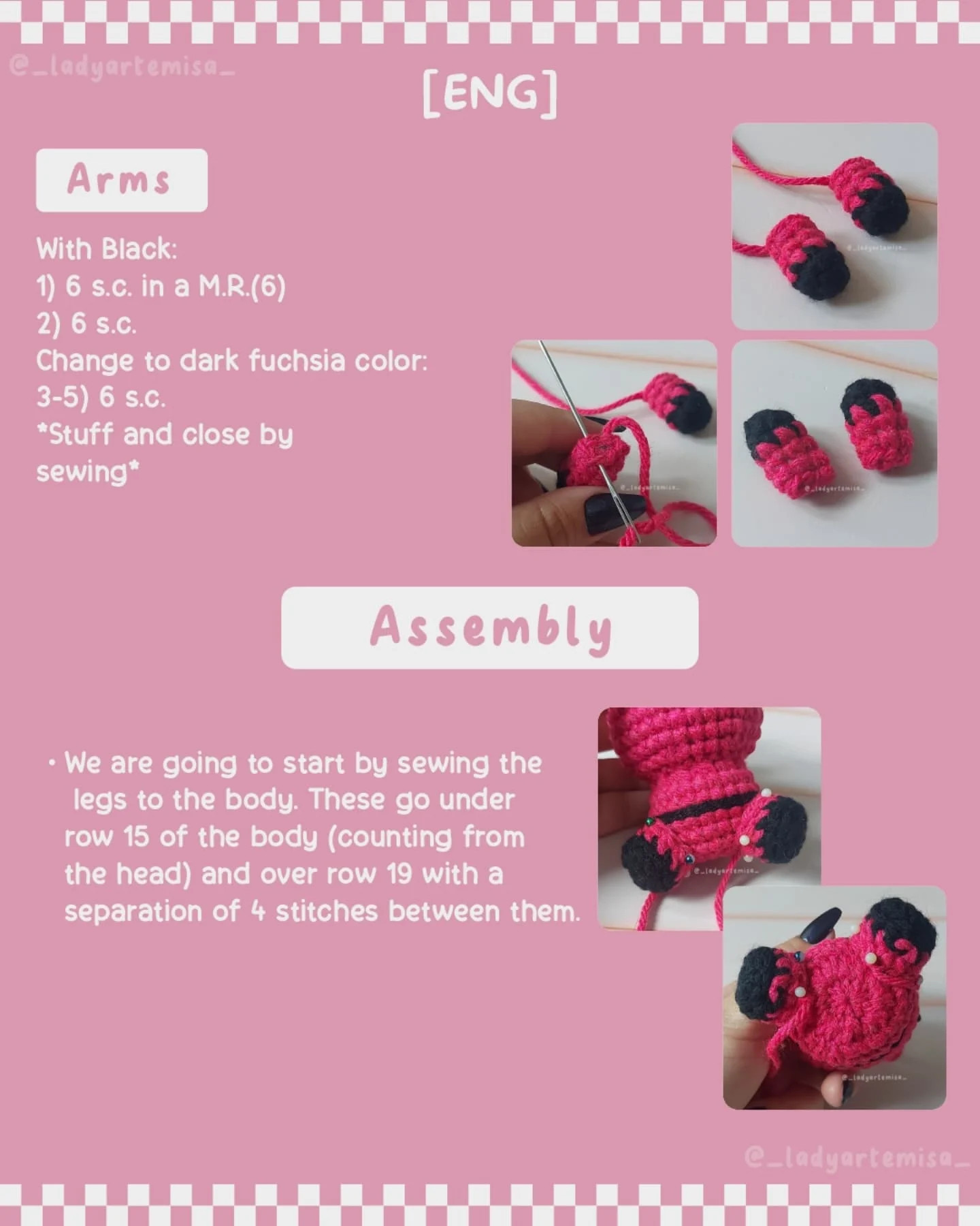 Amigurumi muñecos inspirados en serie popular, patrón gratuito disponible.