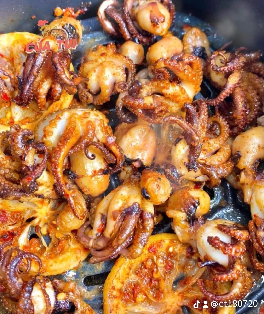 BẠCH TUỘC BABY NƯỚNG BẰNG NCKD