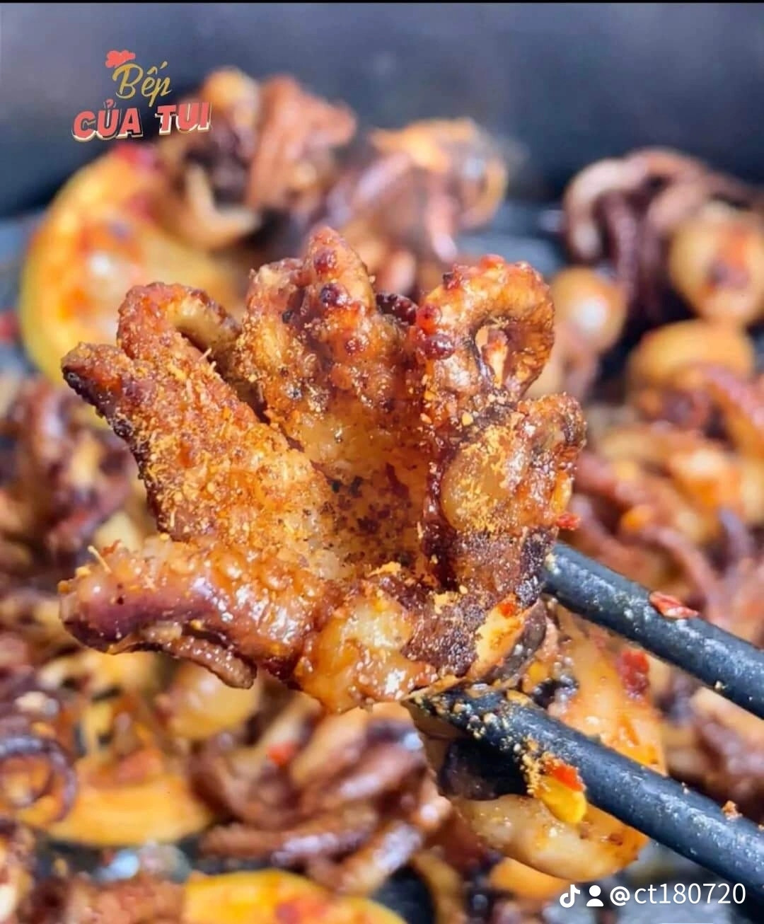 BẠCH TUỘC BABY NƯỚNG BẰNG NCKD