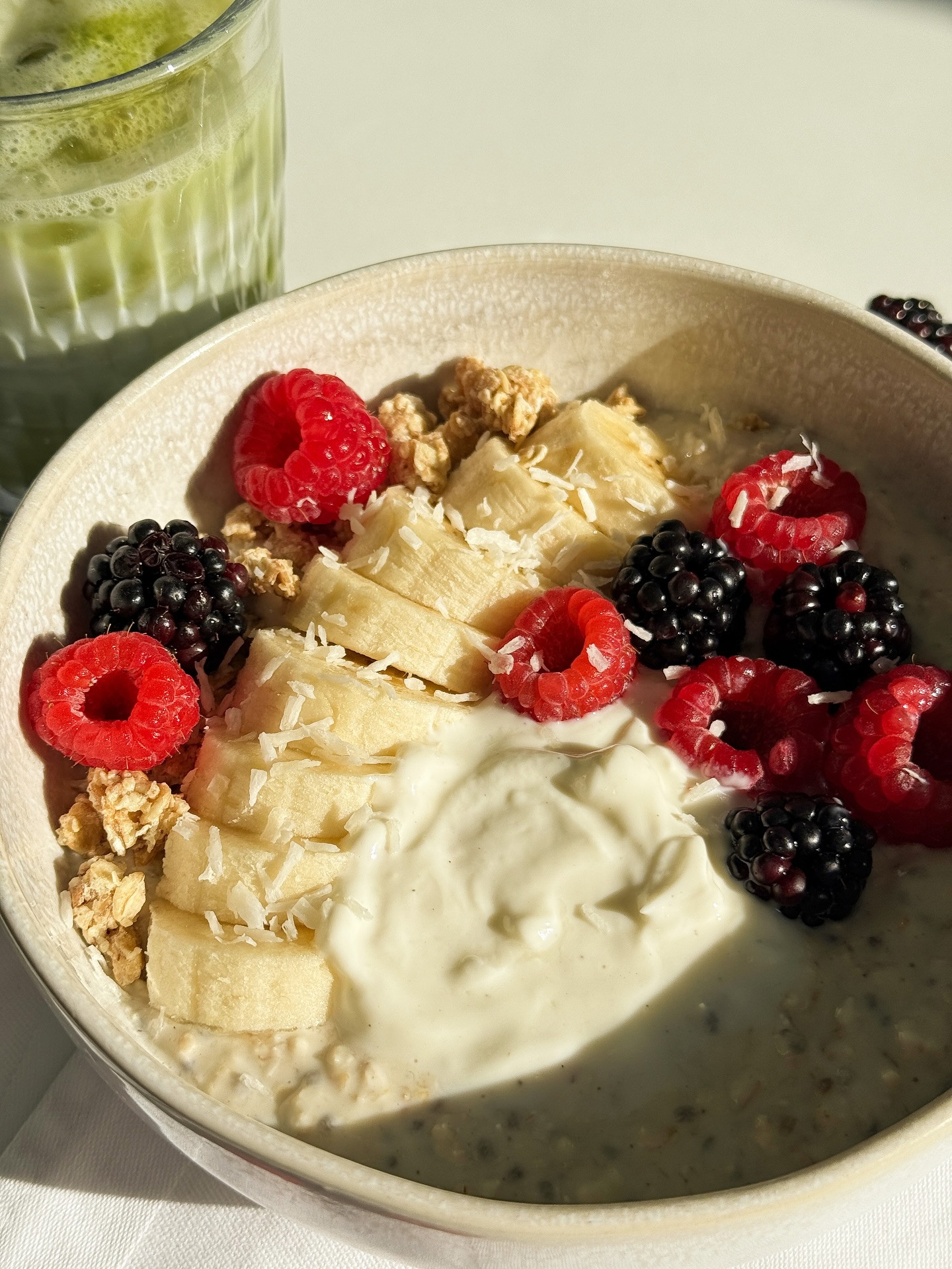 Banana Berry Bliss Overnight Oats Delight