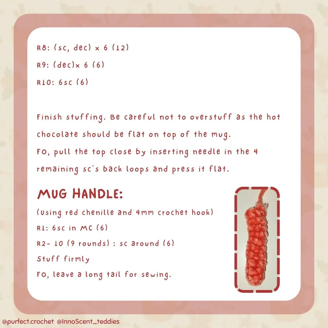 Beginner-Friendly Crochet Hot Chocolate Pattern for Amigurumi