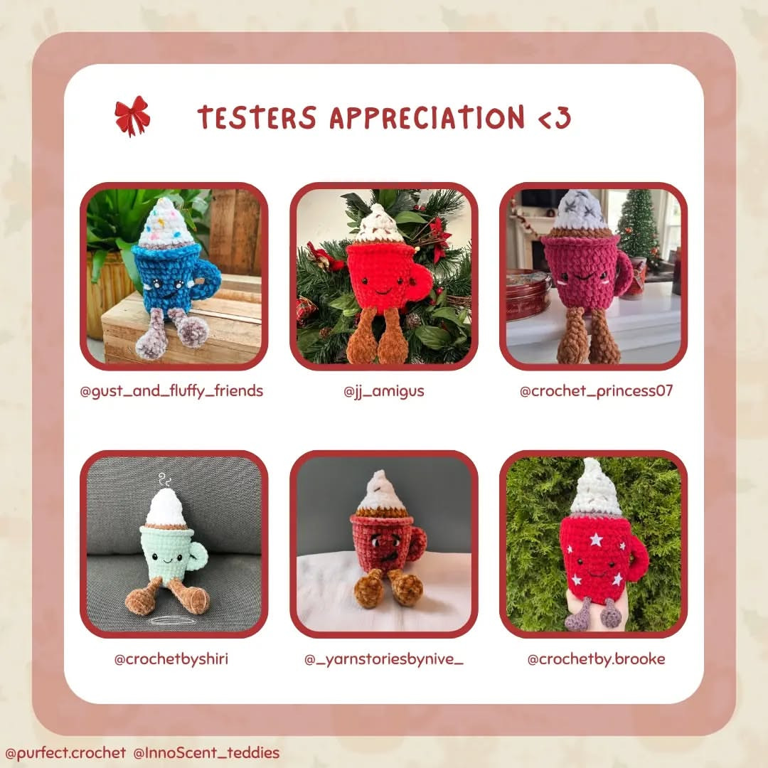 Beginner-Friendly Crochet Hot Chocolate Pattern for Amigurumi