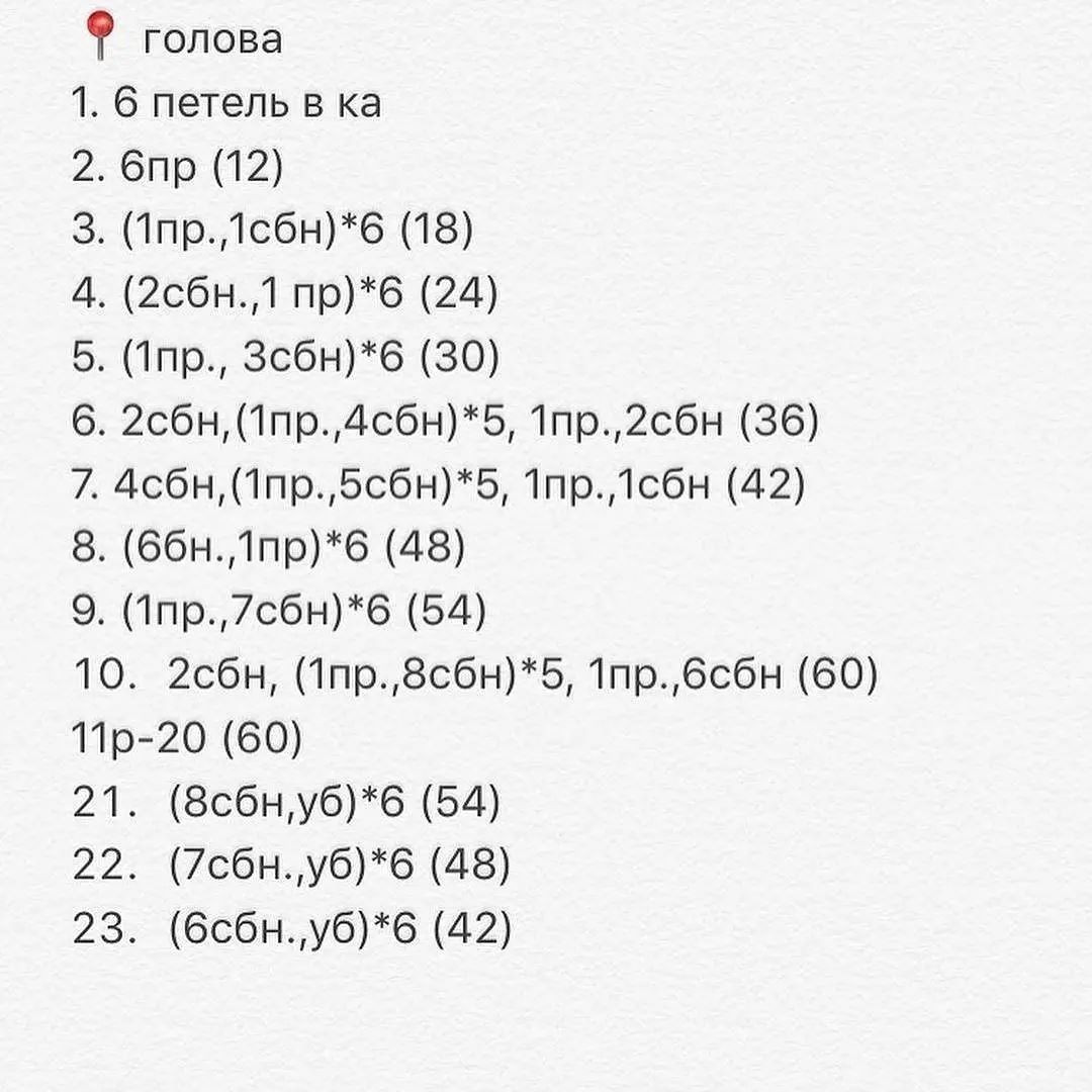 Бесплатное описание игрушки-коровки для вязания крючком