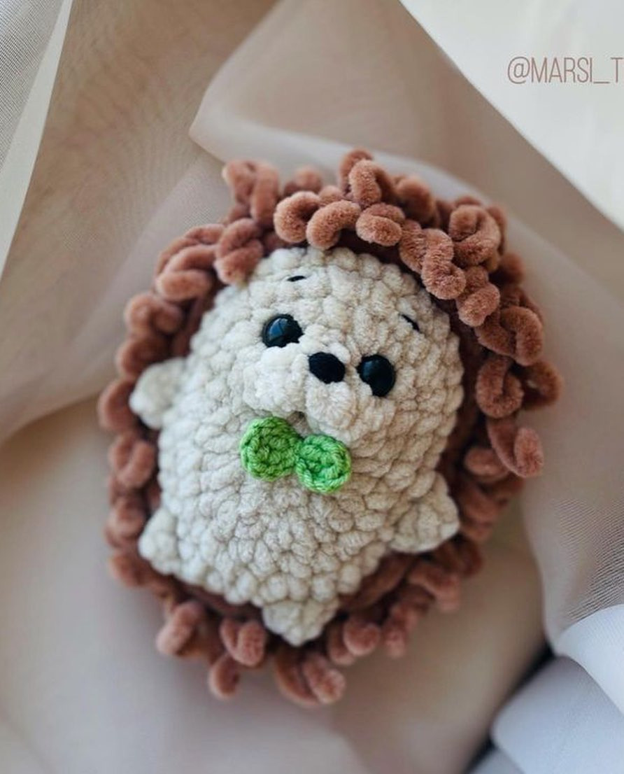 Бесплатный мастер-класс: Ёжик-Пышечка от @marsi_toy