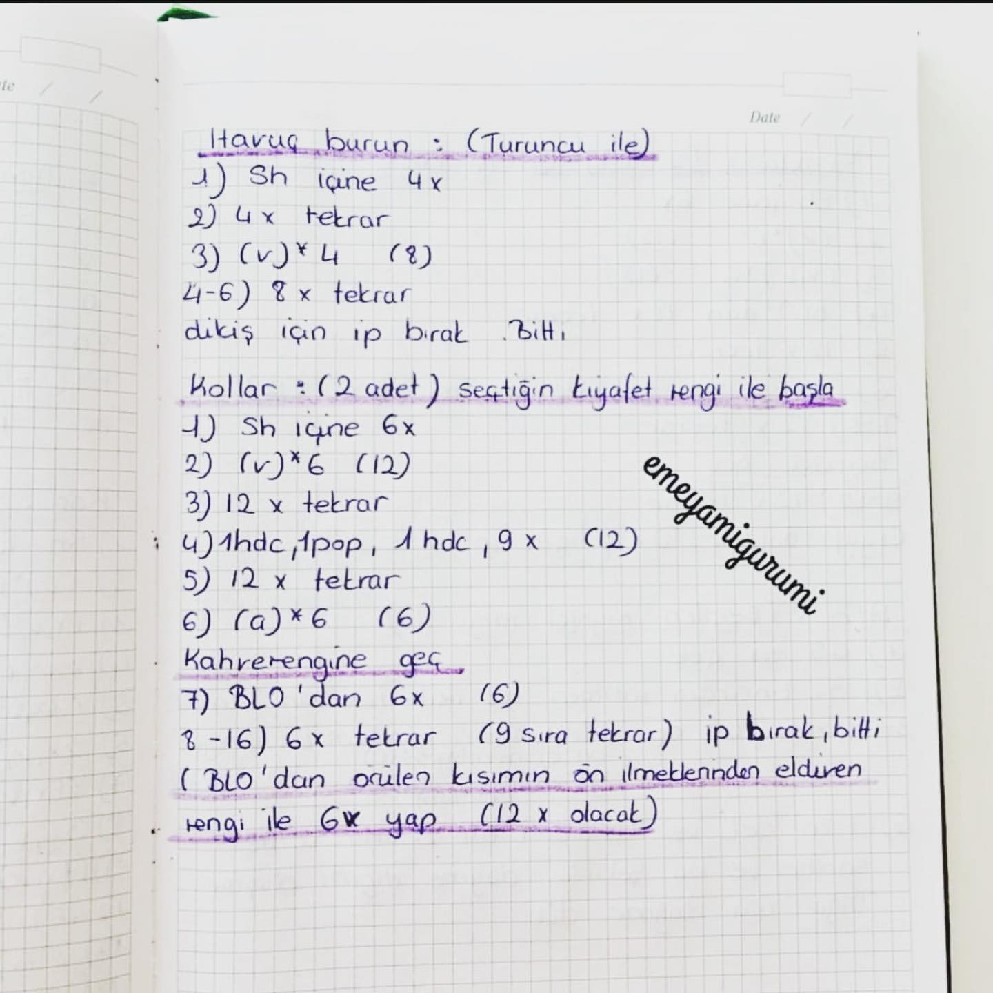 Birlikte Örmek İçin Sevimli Kardan Adam Deseni